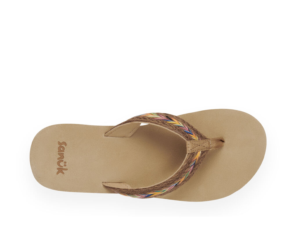 Sanuk Women's Fraidy Slide Sandal, Natural, 10 : Buy Online at Best Price  in KSA - Souq is now : Fashion