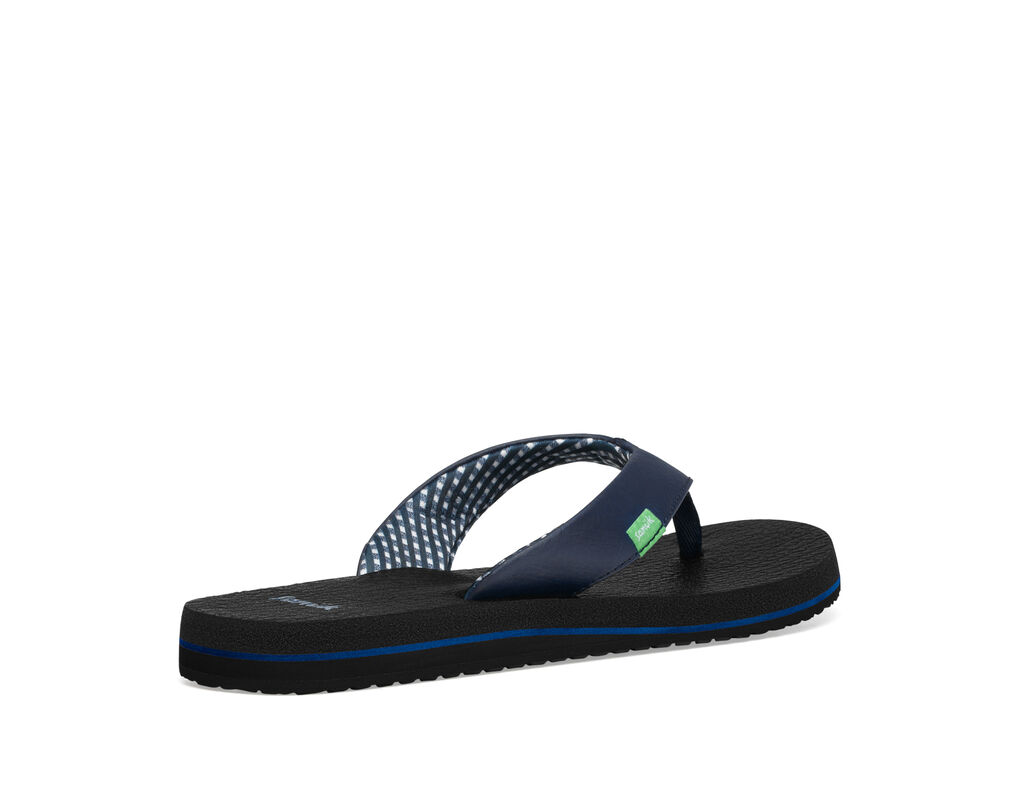 Sanuk, Shoes, Sanuk Navy Yoga Mat Flip Flops Size 9