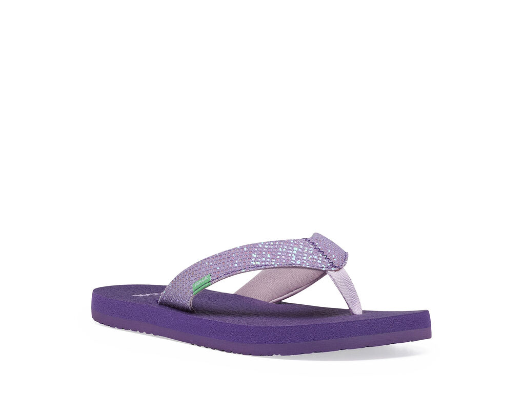 Sanuk®, Girls' (Youth 10+) Yoga Glitter Sandals