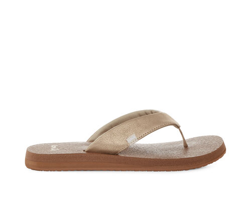 Needbo Women's Yoga Mat Flip Flops Comfortable Summer Casual Beach Sling  Flat Sandals-Grey Size 9 