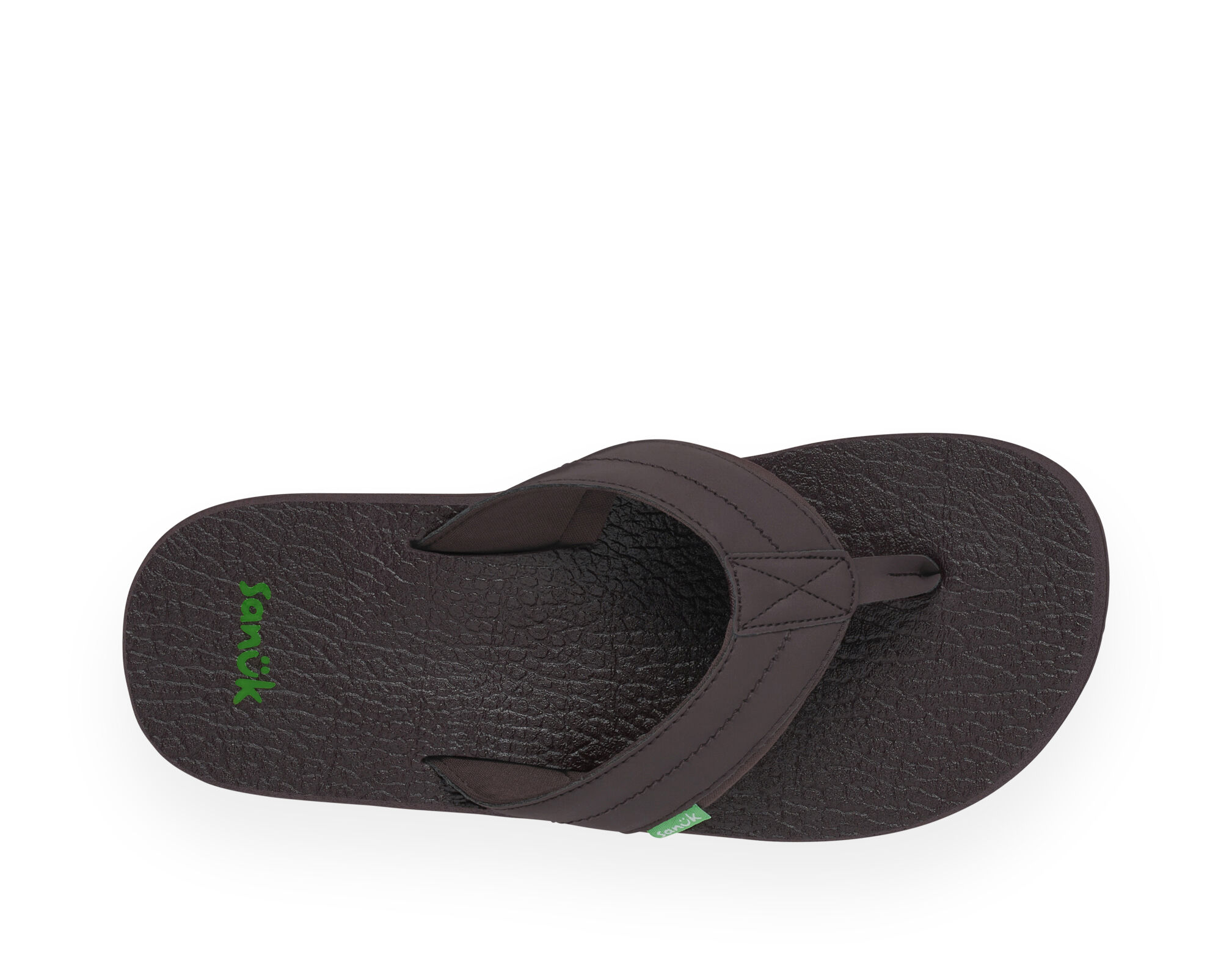 Men's Shoes Sanuk BEER COZY 2 Casual Flip Flop Sandals SMS10868 CHARCOAL *New* 