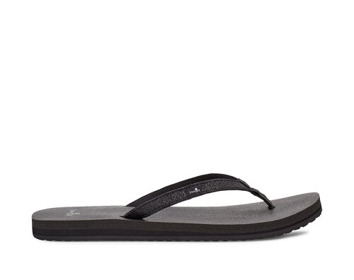 Sanuk Flip Flops Mens Rasta Black Comfort Sandals Slippers Block Party Yoga  Mat