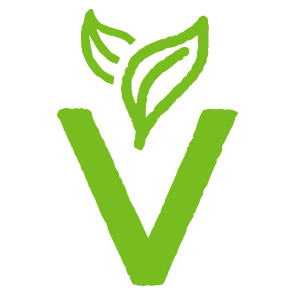 Vegan materials icon.
