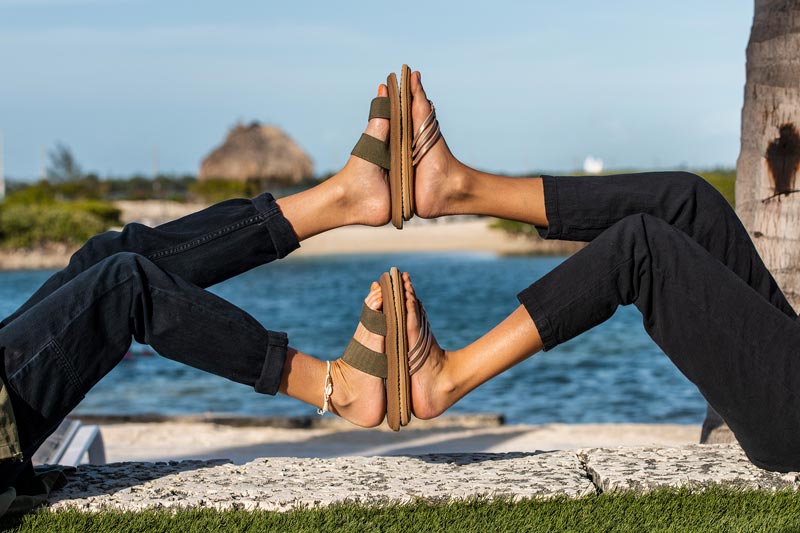 Sanuk Yoga Gora Gora Women's Sandals 101618 Slip On NAVY BLUE Yoga Mat 1016309 