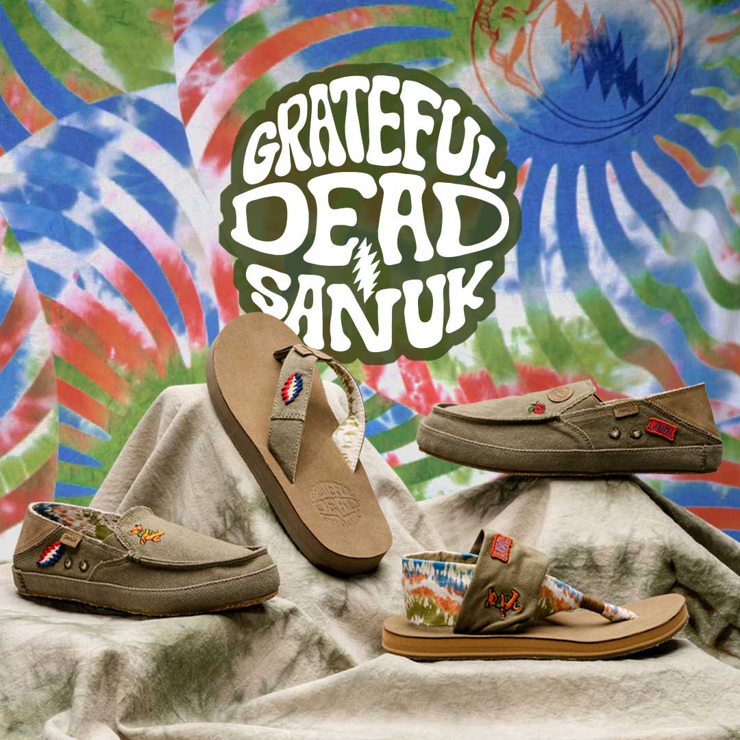 Sanuk® & Grateful Dead Shoes Collaboration