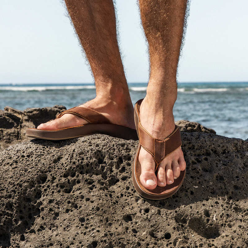 Mens Thong Sandals Indoor and Outdoor Beach Flip Flop